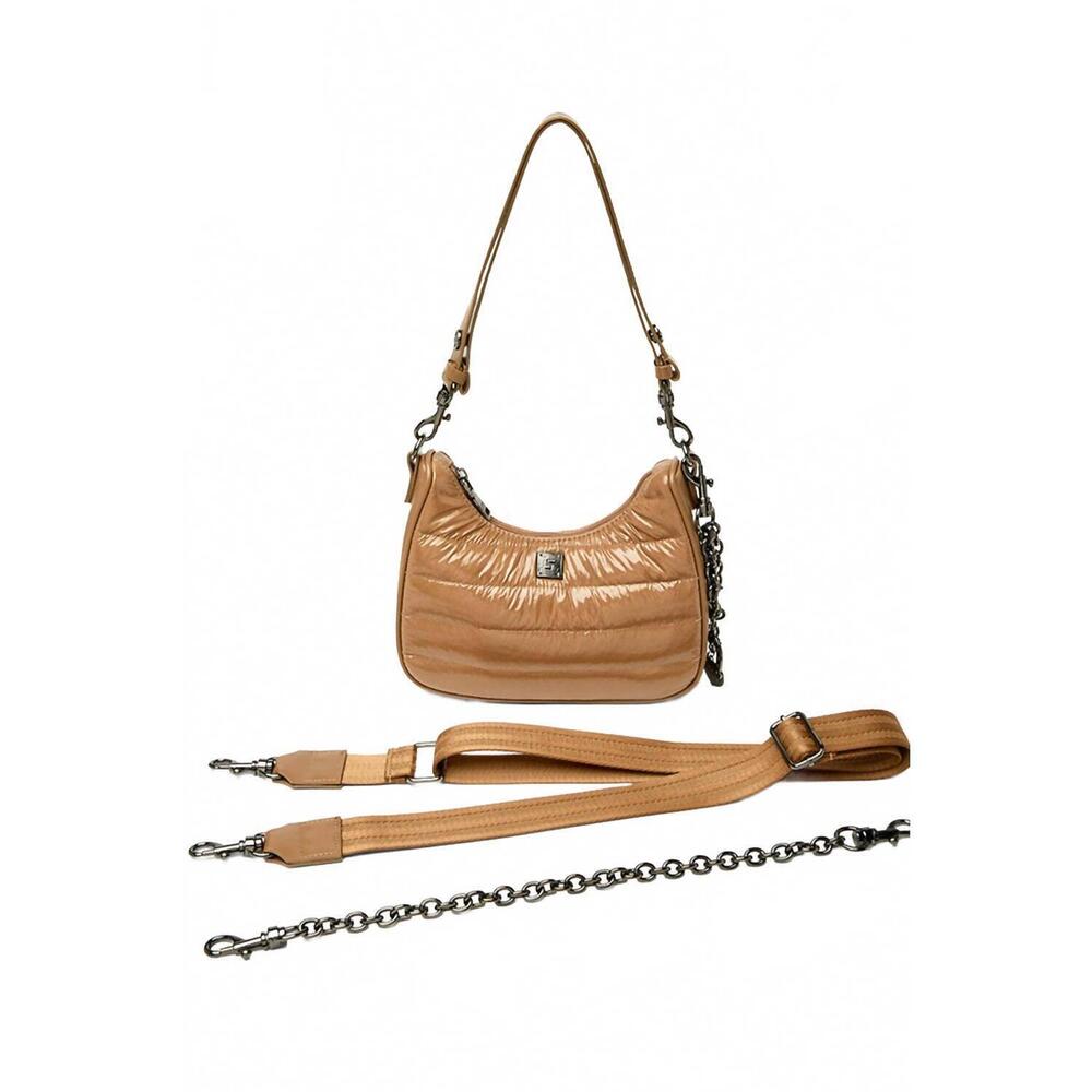 NEW THINK ROYLN women's soulmate crossbody bag in caramel